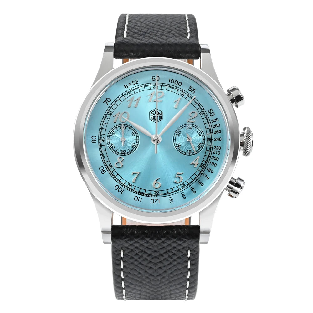 San Martin Men’s Quartz Chronograph Watch – 38mm, Sapphire Crystal