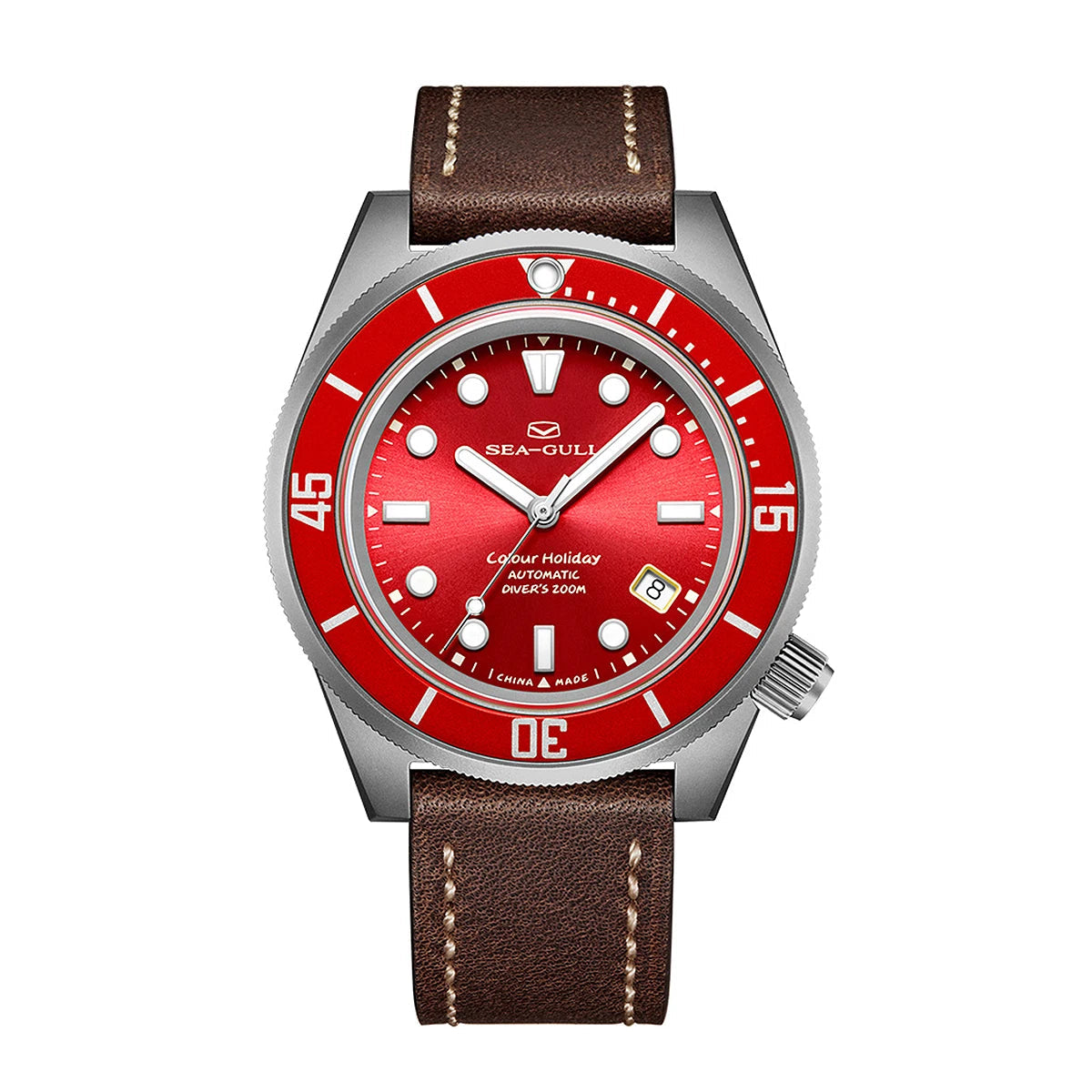 Seagull Men’s Automatic Mechanical Dive Watch – Titanium, Sapphire Glass