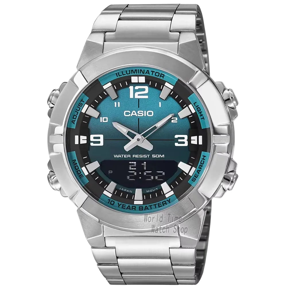 Casio AMW-870 Men’s Analog-Digital Watch – Waterproof, Military Style