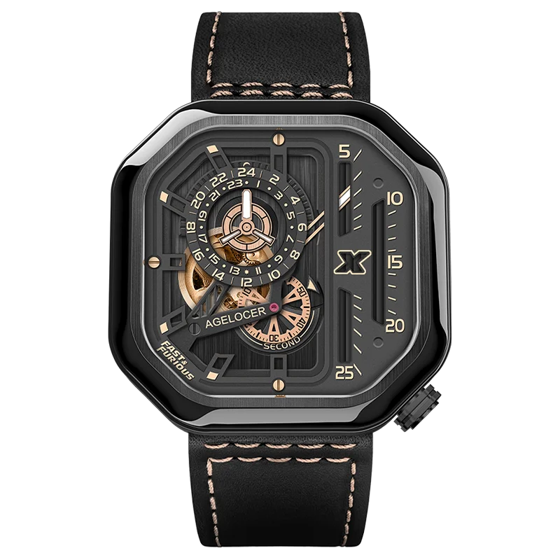 AGELOCER Fast & Furious Racing Watch – Men’s Automatic Mechanical