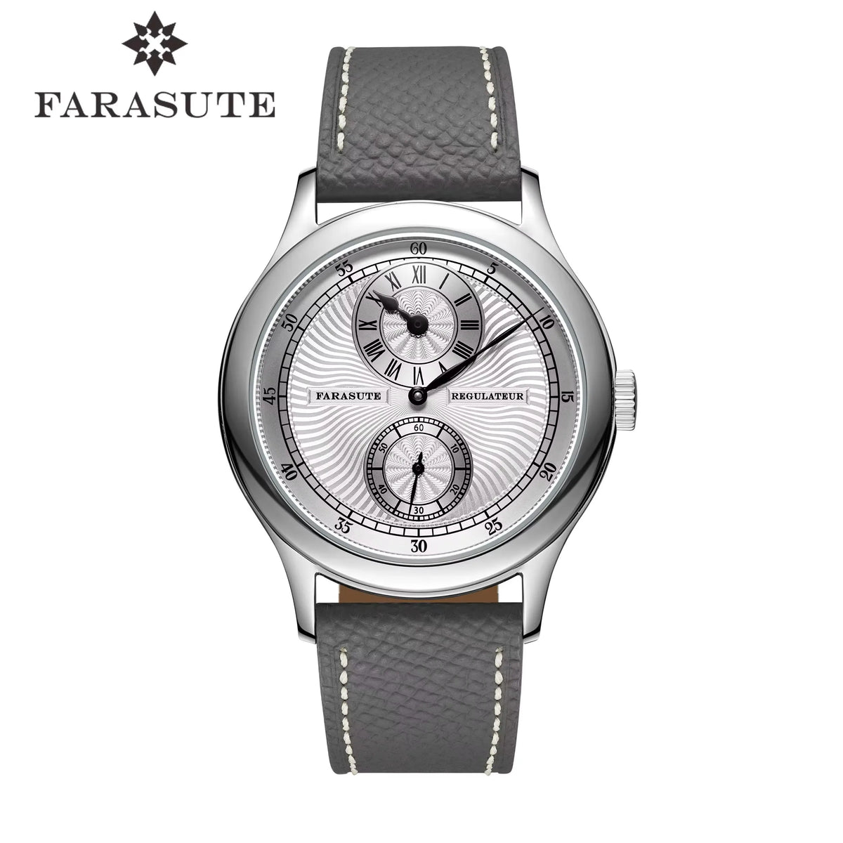 FARASUTE Men's Manual Mechanical Watch – Seagull Movement Sapphire Regulator Waterproof