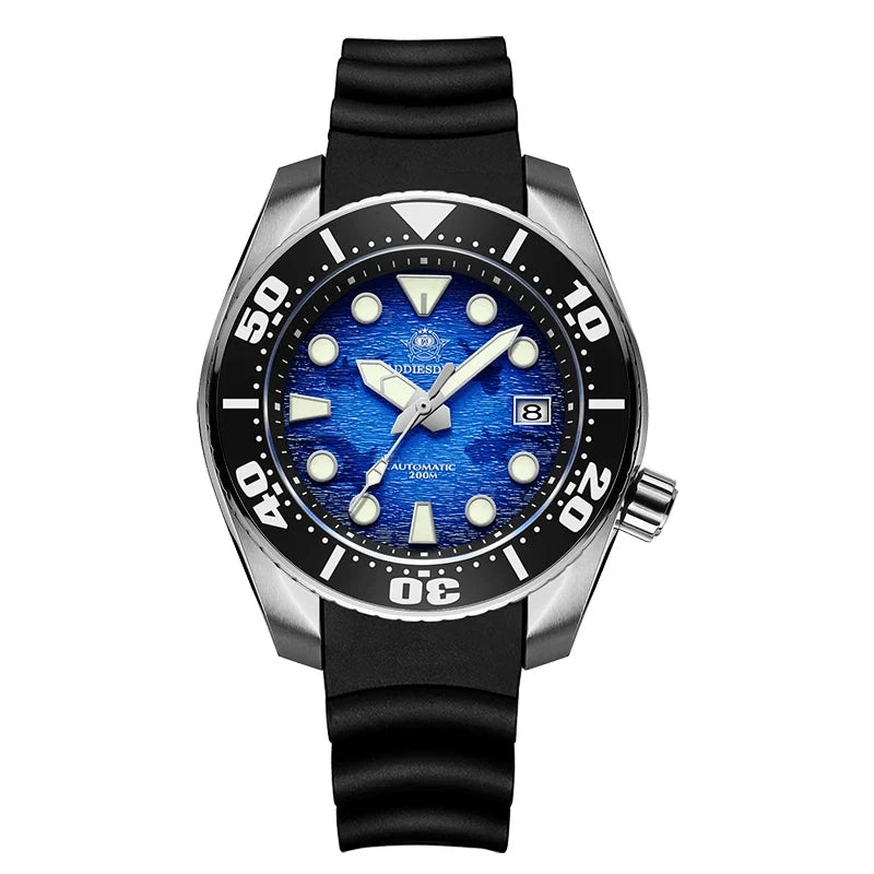 ADDIESDIVE AD2102 Automatic Dive Watch – 200m Water Resistant, BGW9 Super Luminous Men's Watch