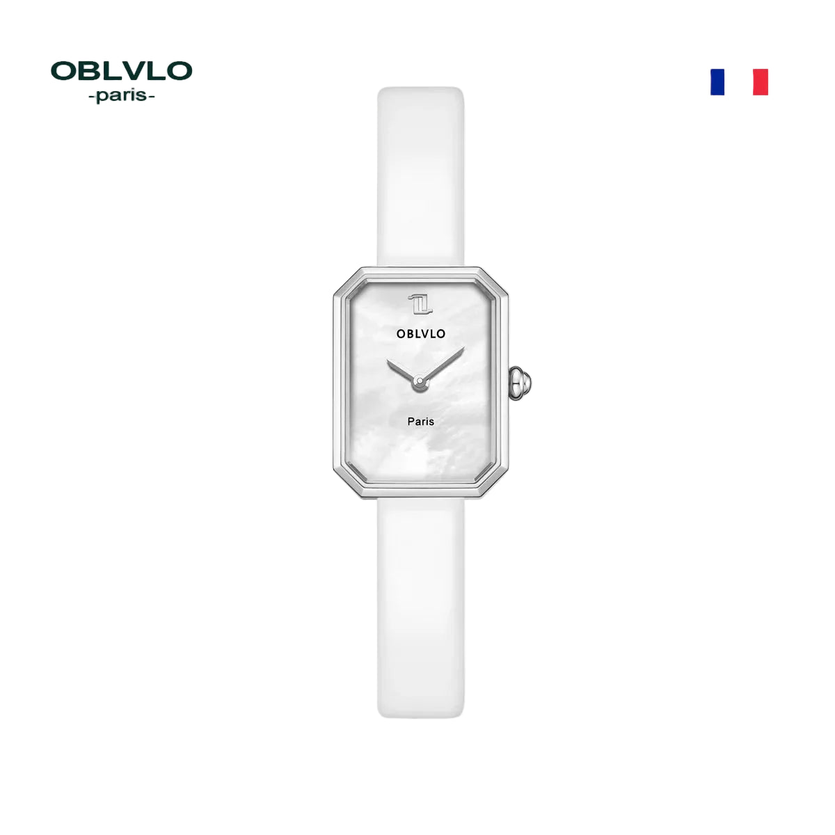 OBLVLO Women’s Quartz Watch – Luxury Malachite Dial
