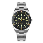 San Martin SN0138 37mm Vintage Diver Watch – ST2130 Automatic Men’s Watch with Sapphire Crystal & 200M Water Resistance