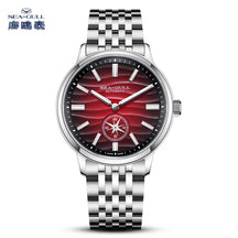 Seagull 6180 Men’s Automatic Watch 39.5mm – Stainless Steel, Sapphire Crystal, Luminous Bracelet
