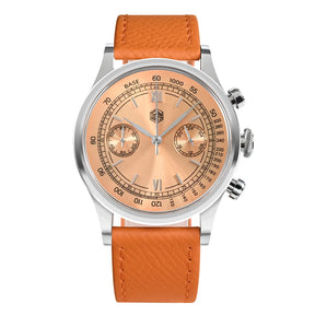 San Martin Men's Chronograph Quartz Watch – 38mm VK64, Sapphire Glass SN0101