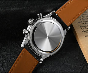 San Martin Men's Chronograph Quartz Watch – 38mm VK64, Sapphire Glass SN0101