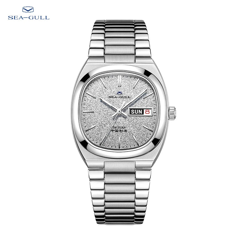 Seagull Men's/Women's Watch 1051C: 36mm 316L Stainless Steel, Sapphire Crystal, Automatic Calendar