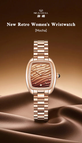 Seagull Women’s Quartz Watch – E1081L Stainless Steel Fashion Watch