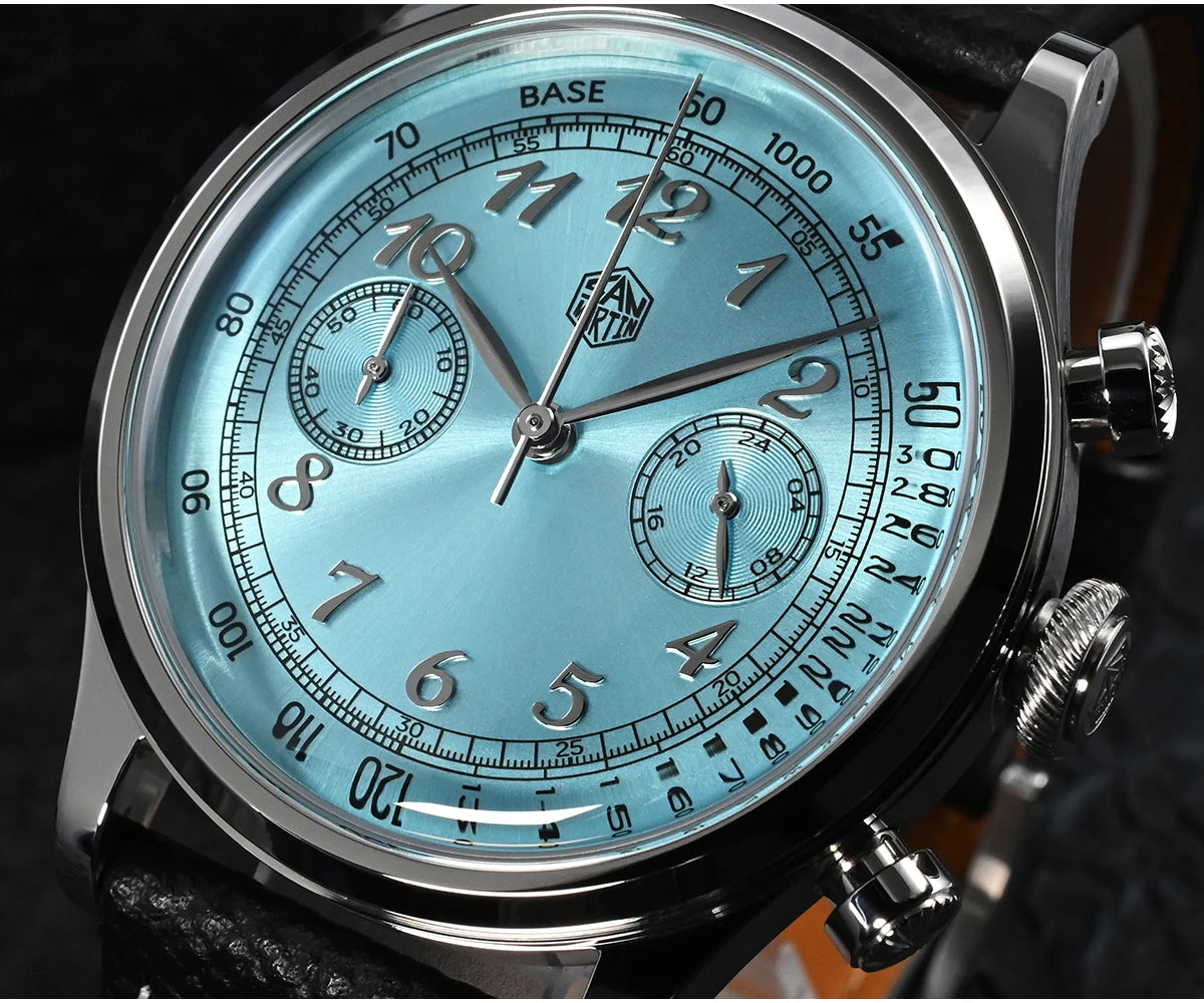 San Martin Men’s Quartz Chronograph Watch – 38mm, Sapphire Crystal
