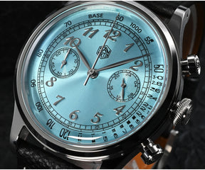 San Martin Men’s Quartz Chronograph Watch – 38mm, Sapphire Crystal