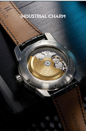 OBLVLO Men’s Automatic Moonphase Watch