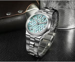 San Martin SN0149 Men’s Sports Watch – Miyota 90S5 Automatic, Spliced Mother‑of‑Pearl Dial