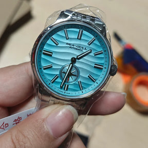 Seagull 6180 Men’s Automatic Watch 39.5mm – Stainless Steel, Sapphire Crystal, Luminous Bracelet