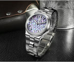 San Martin SN0149 Men’s Sports Watch – Miyota 90S5 Automatic, Spliced Mother‑of‑Pearl Dial