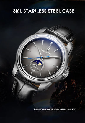 OBLVLO Men’s Automatic Moonphase Watch