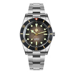 San Martin SN0138 37mm Vintage Diver Watch – ST2130 Automatic Men’s Watch with Sapphire Crystal & 200M Water Resistance