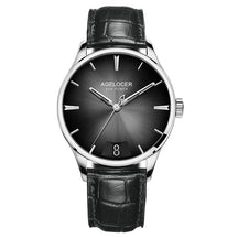 AGELOCER Budapest Men's Automatic Watch – Steel Strap Business Dress with Calendar