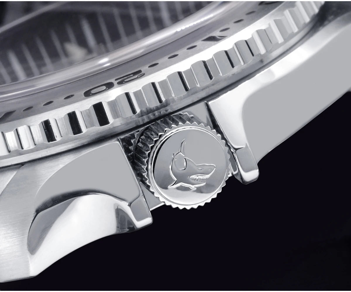 San Martin Men's Abalone Automatic Dive Watch – NH35 Sapphire Crystal  Luxury Mechanical Watch