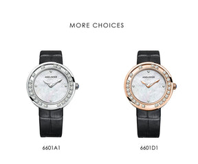 AGELOCER Baikal Diamond Women’s Watch – Luxury Quartz Wristwatch