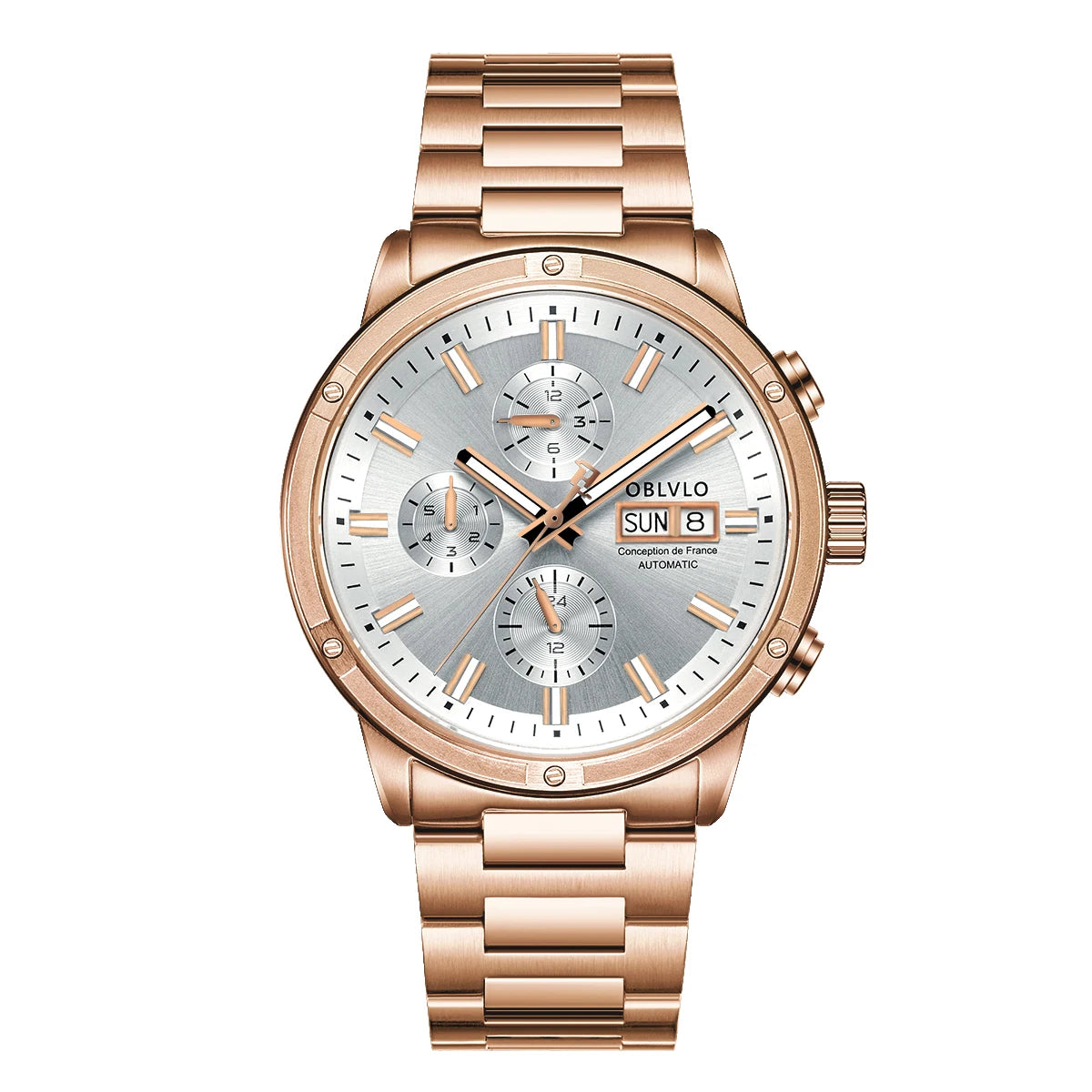 OBLVLO Rose Gold Automatic