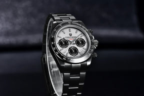 Pagani Design Men’s Chronograph Watch – Black Luxury Quartz, Waterproof