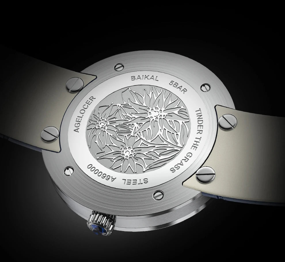 AGELOCER Baikal Diamond Women’s Watch – Luxury Quartz Wristwatch