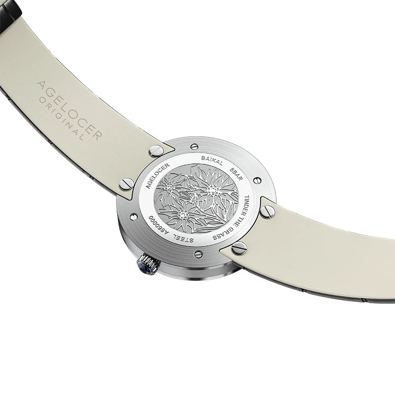 AGELOCER Baikal Diamond Women’s Watch – Luxury Quartz Wristwatch