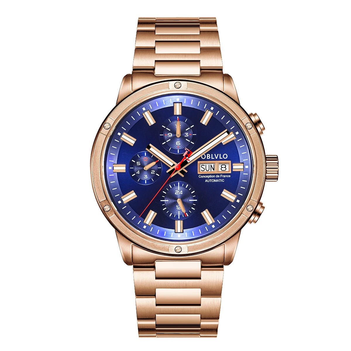 OBLVLO Rose Gold Automatic