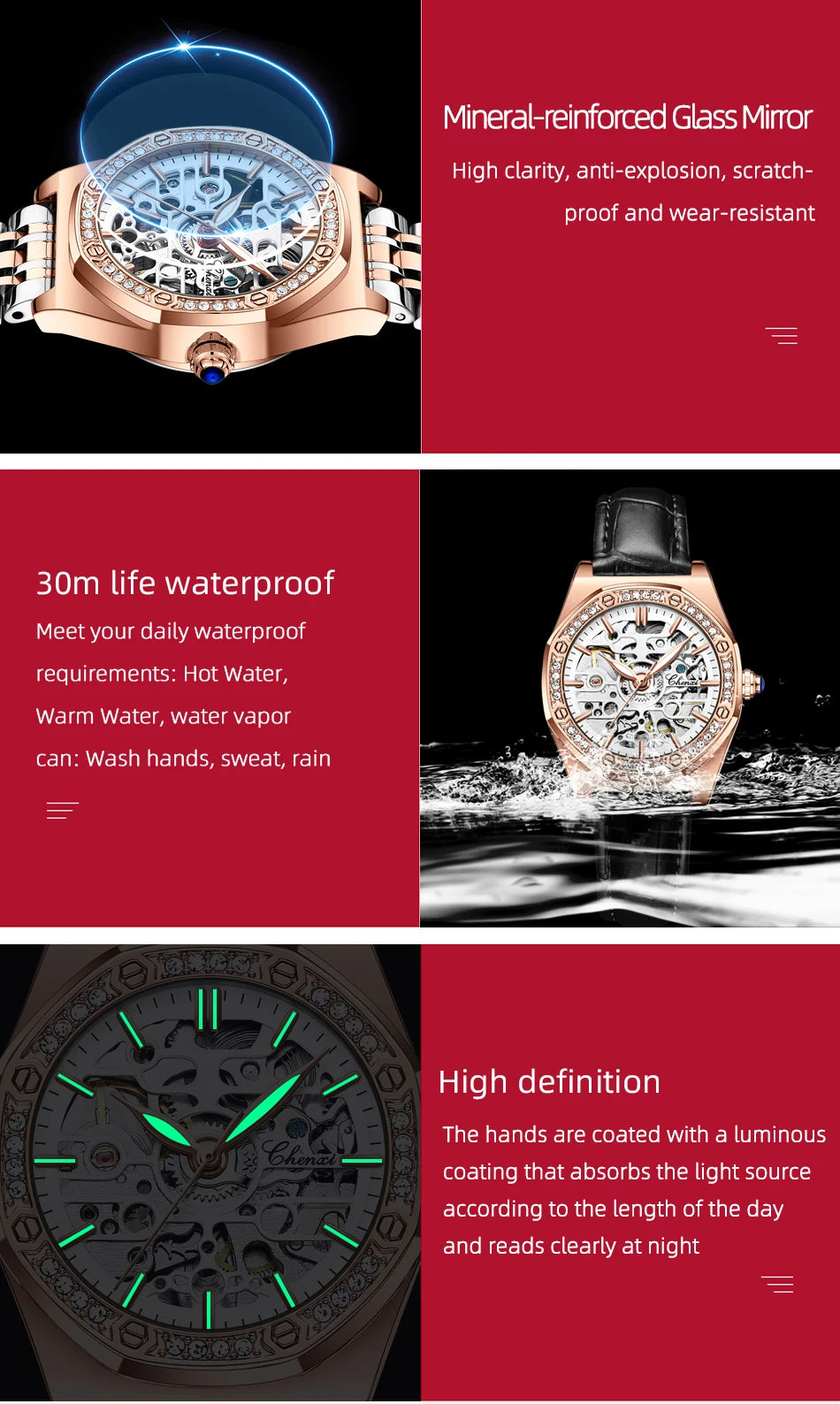 CHENXI Luxury Women's Watch