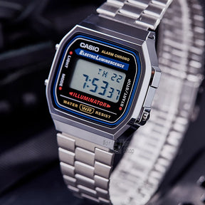 Casio Men’s Digital Watch – Silver, LED, Waterproof, Sport Style