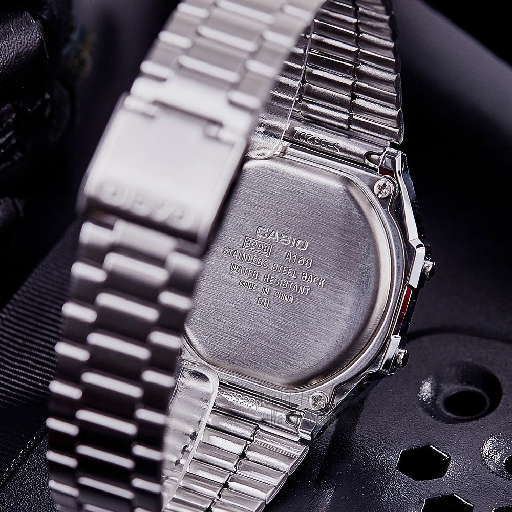 Casio Men’s Digital Watch – Silver, LED, Waterproof, Sport Style