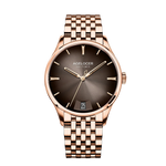 AGELOCER Budapest Men's Automatic Watch – Steel Strap Business Dress with Calendar