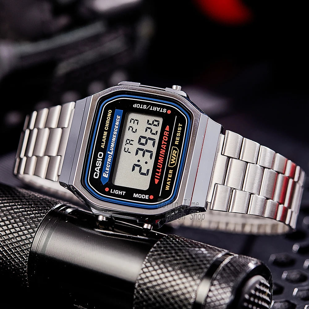 Casio Men’s Digital Watch – Silver, LED, Waterproof, Sport Style
