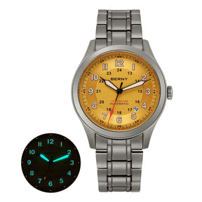 BERNY Men's Automatic Full Titanium Watch