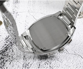 San Martin Men's Chronograph Watch 39.5mm – VK63 Quartz Panda Dial 100M Waterproof Sapphire