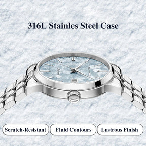 Seagull 6182 Couple Automatic Watch – Men & Women Mechanical, Simple Luxury Design