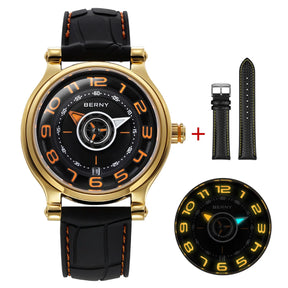 BERNY Miyota 8215 Automatic Men’s Watch – Sapphire, Super Luminous