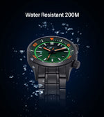 BERNY Men’s Titanium Diver Watch – Automatic, 20ATM