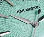 San Martin SN0110 Automatic Dress Watch – 37mm Textured Dial Sapphire Crystal Men's Mechanical Watch