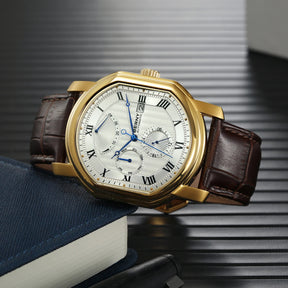 BERNY Men’s Automatic Mechanical Watch – Luxury Sapphire Self-Winding Waterproof Wristwatch