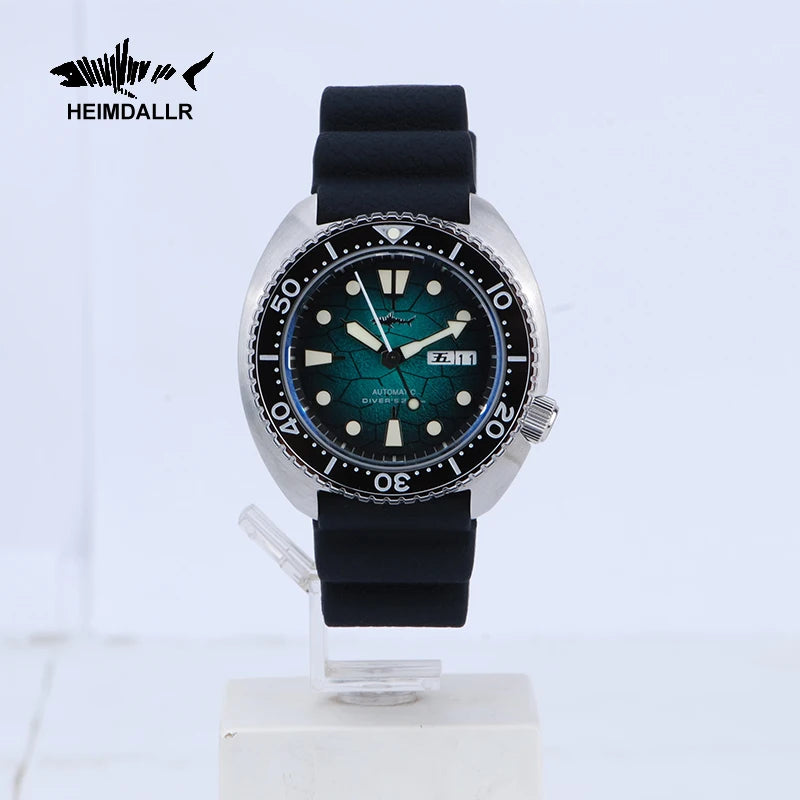 Heimdallr Men's Automatic Dive Watch 44mm – NH35A Sapphire 200M Water Resistant Luminous