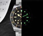 San Martin SN0138 37mm Vintage Diver Watch – ST2130 Automatic Men’s Watch with Sapphire Crystal & 200M Water Resistance