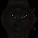 BERNY Men's Chronograph Quartz Watch – Luminous Multi-Function Wristwatch