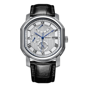 BERNY Men’s Automatic Mechanical Watch – Luxury Sapphire Self-Winding Waterproof Wristwatch