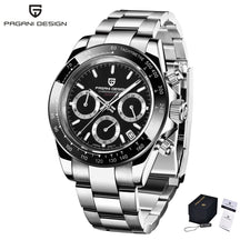 PAGANI DESIGN Men's Chronograph Quartz Watch – Sapphire, Stainless Steel, VK63