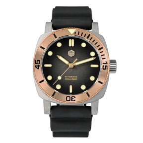 San Martin 42mm Titanium Diver Watch – NH35 Automatic 200M Waterproof Sapphire Bronze Bezel