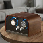 Luxury Wooden Automatic Watch Winder Box – Silent Mechanical Watch Display Organizer & Storage Case
