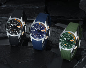 BERNY Automatic Dive Watch – 20ATM Waterproof Mechanical Watch with Sapphire Crystal & Super Luminous Dial
