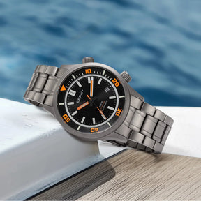BERNY Men’s Titanium Diver Watch – Automatic, 20ATM